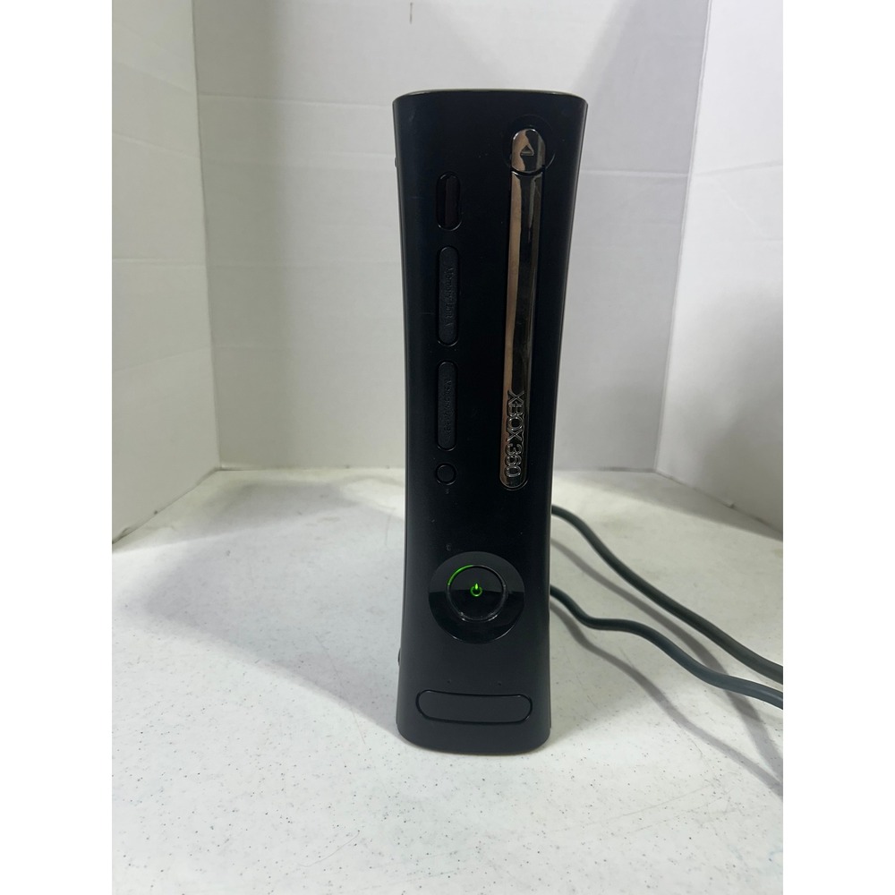 Microsoft Xbox 360 Elite Black Console 120GB HDD For Parts or Repair Bundle